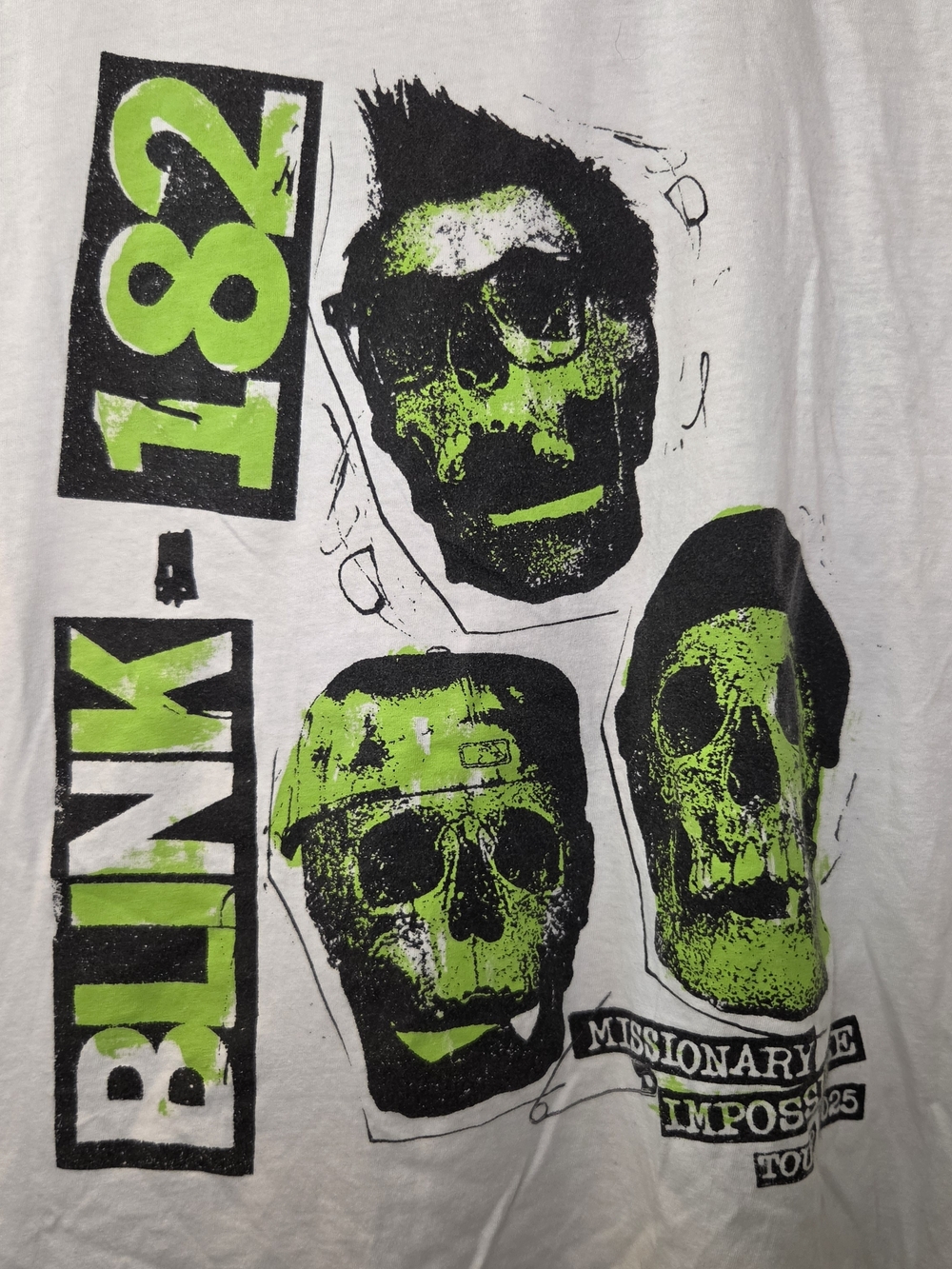 Blink 182 Missionary Impossible Tour Shirt 2xl